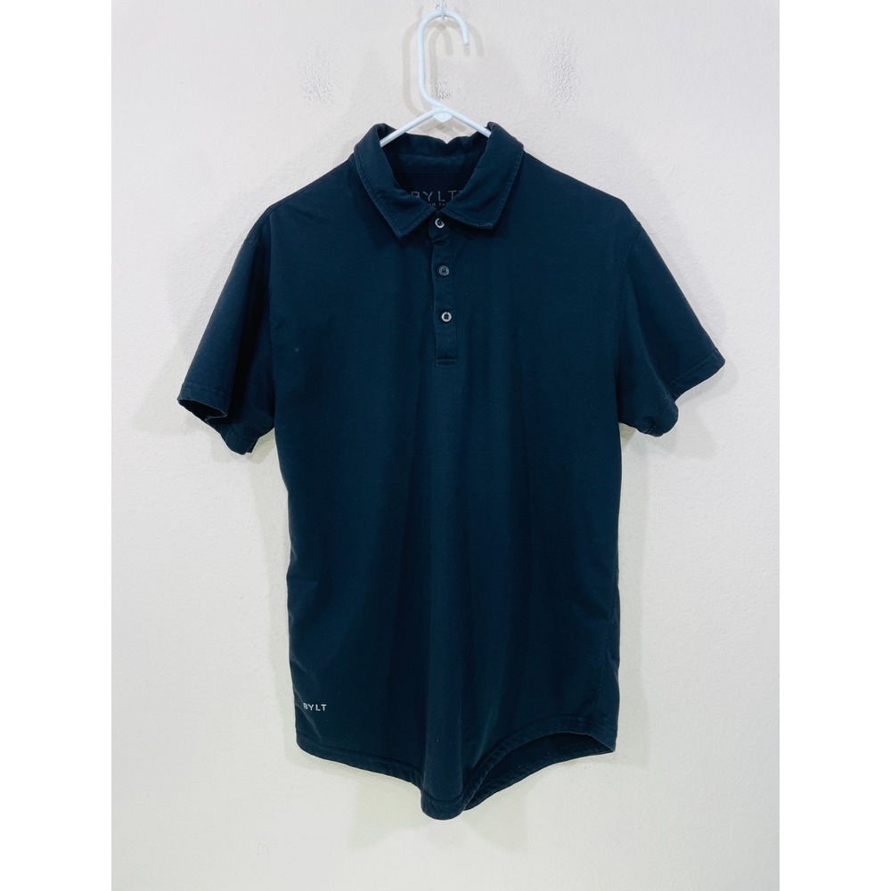 BYLT Signature Polo Shirt Men's Size M Black Golf Premium Basics‎